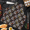 Eagle Pattern Print Men's Apron-grizzshop