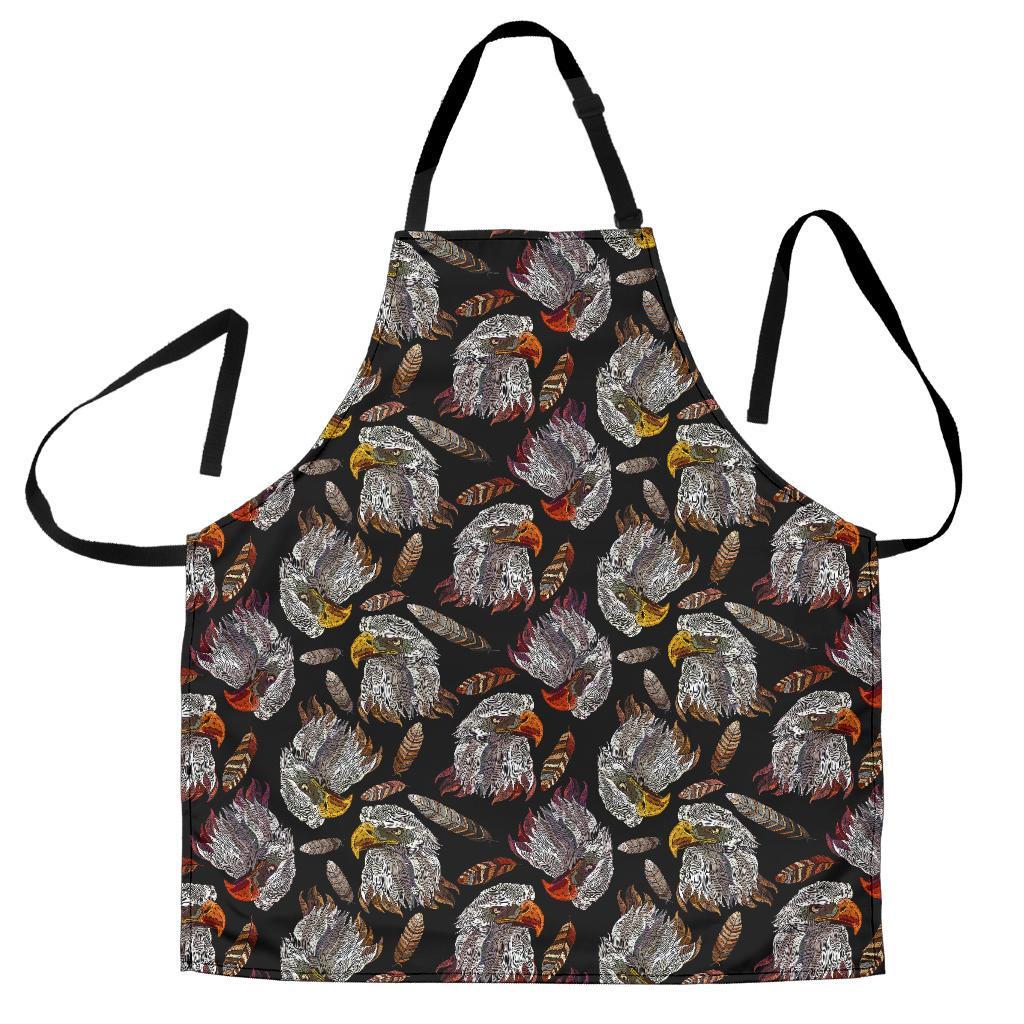 Eagle Pattern Print Men's Apron-grizzshop