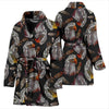 Eagle Pattern Print Women Long Robe-grizzshop