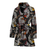 Eagle Pattern Print Women Long Robe-grizzshop