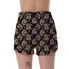 Eagle Pattern Print Women's Shorts-grizzshop