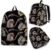 Eagle Print Pattern Backpack-grizzshop