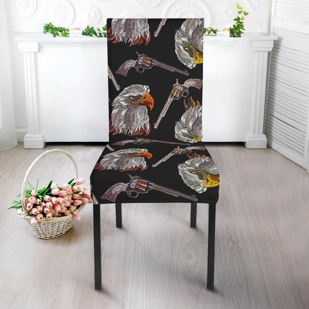 Eagle Print Pattern Chair Cover-grizzshop