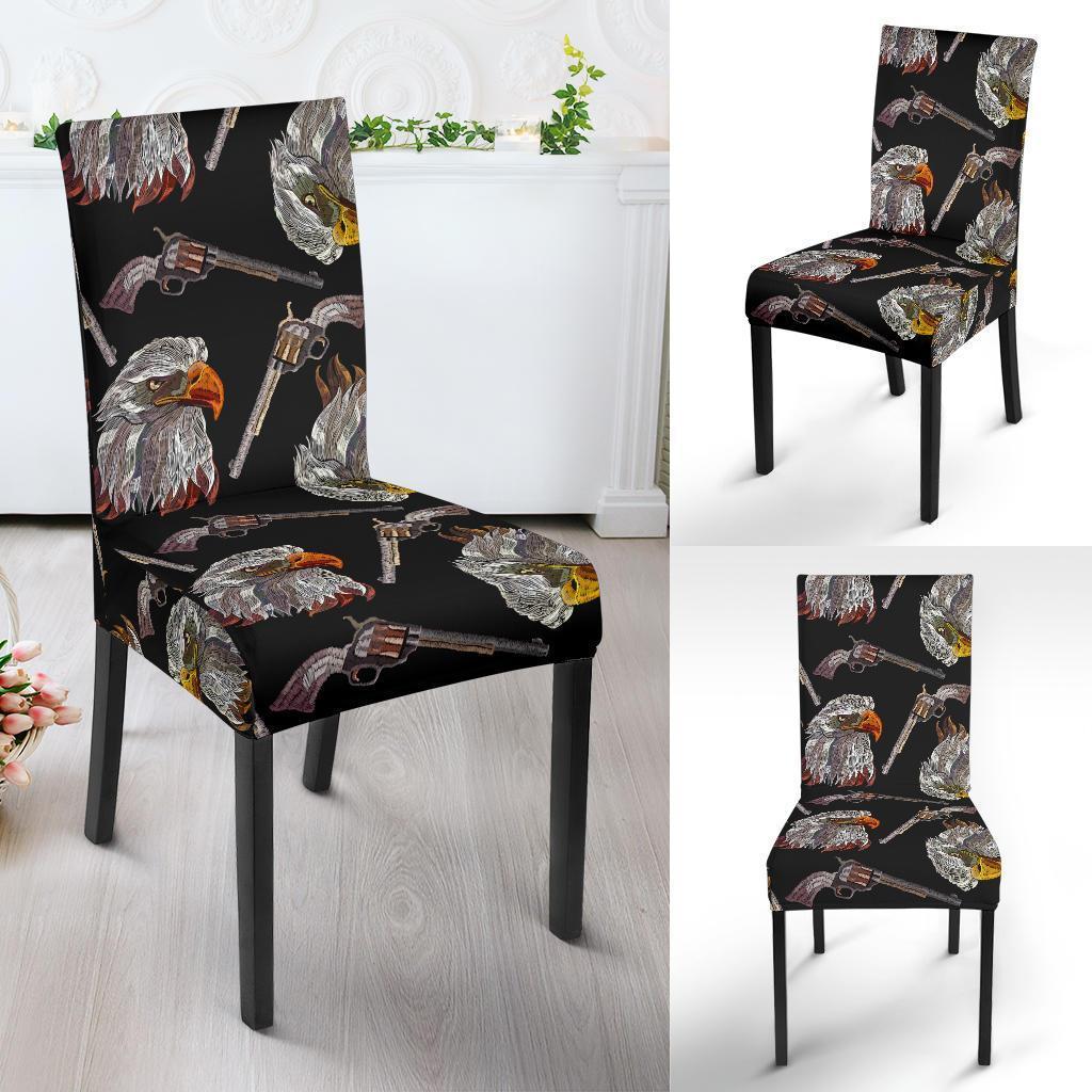 Eagle Print Pattern Chair Cover-grizzshop