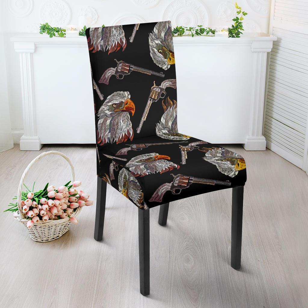 Eagle Print Pattern Chair Cover-grizzshop