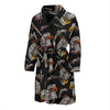 Eagle Print Pattern Men Long Robe-grizzshop