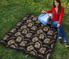 Eagle Print Pattern Quilt-grizzshop