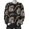 Eagle Print Pattern Women's Sweatshirt-grizzshop