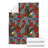 Eagle Rose Pattern Print Blanket-grizzshop