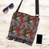 Eagle Rose Pattern Print Crossbody bags-grizzshop