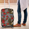 Eagle Rose Pattern Print Luggage Cover Protector-grizzshop