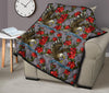 Eagle Rose Pattern Print Quilt-grizzshop