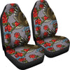 Eagle Rose Pattern Print Universal Fit Car Seat Covers-grizzshop