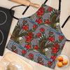 Eagle Rose Pattern Print Women's Apron-grizzshop