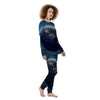 Earth And Space Print Women's Pajamas-grizzshop