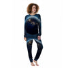 Earth And Space Print Women's Pajamas-grizzshop