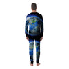 Earth Sunrise Print Men's Pajamas-grizzshop