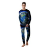 Earth Sunrise Print Men's Pajamas-grizzshop