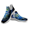 Earth Sunrise Print White Athletic Shoes-grizzshop