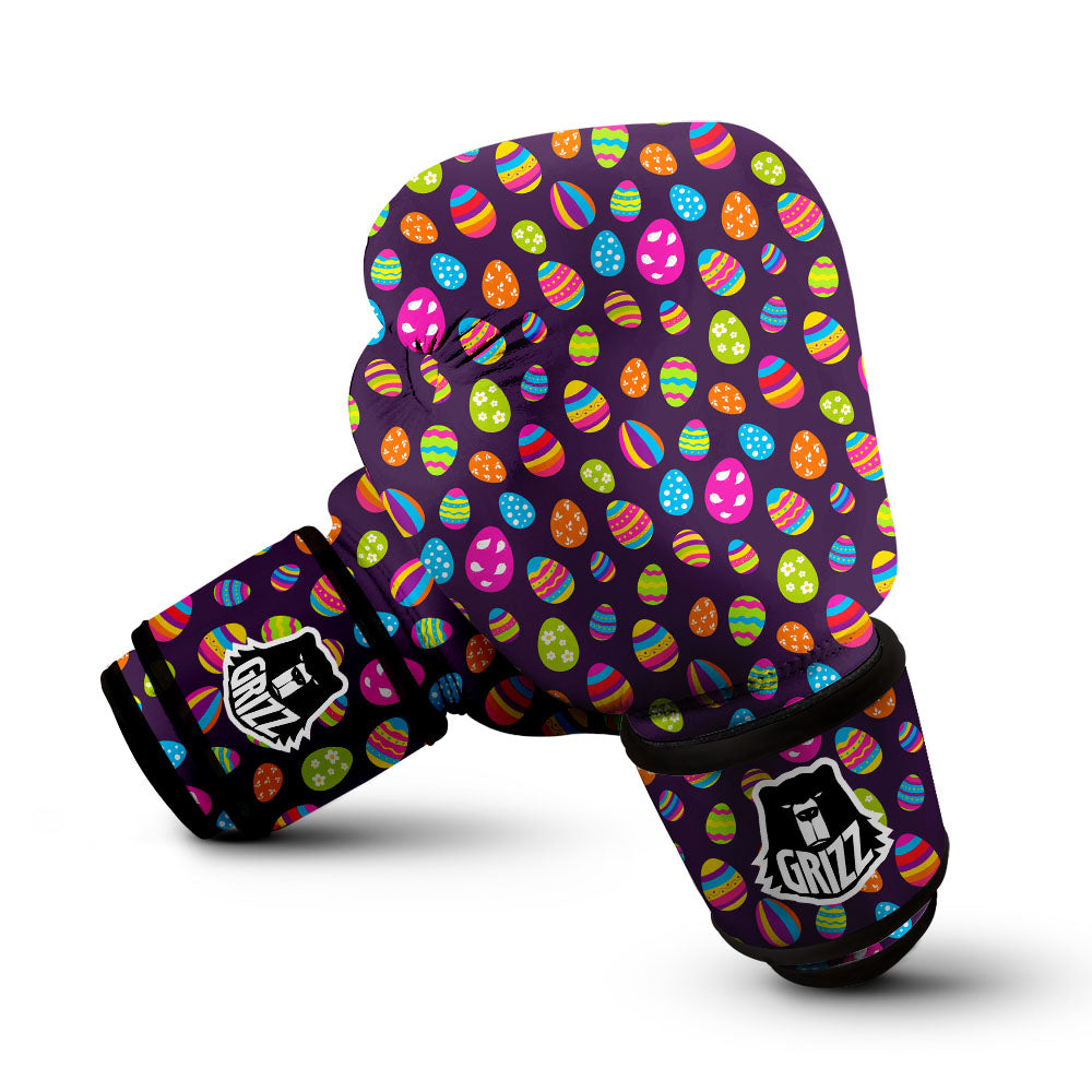 Easter Eggs Colorful Cute Print Pattern Boxing Gloves-grizzshop