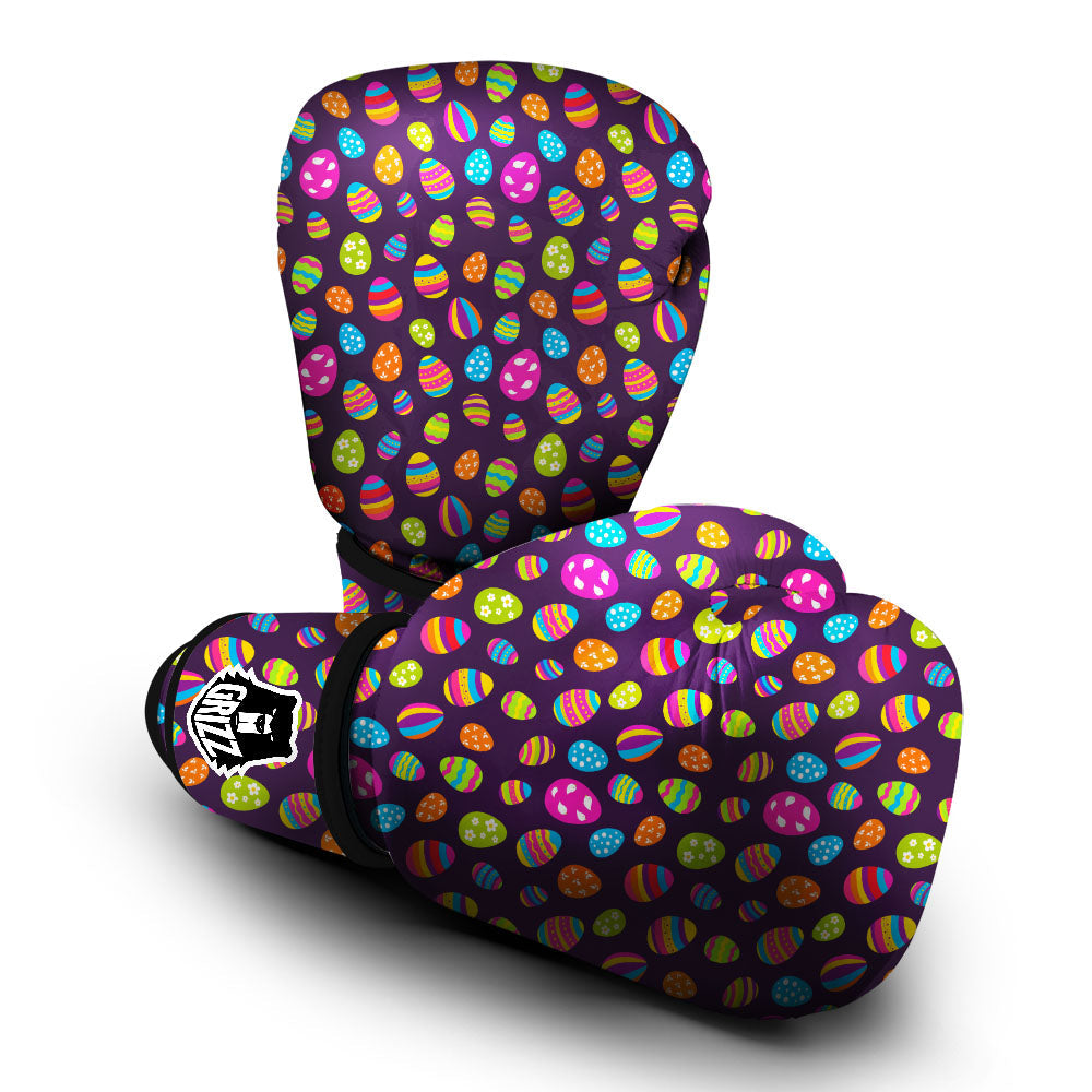 Easter Eggs Colorful Cute Print Pattern Boxing Gloves-grizzshop