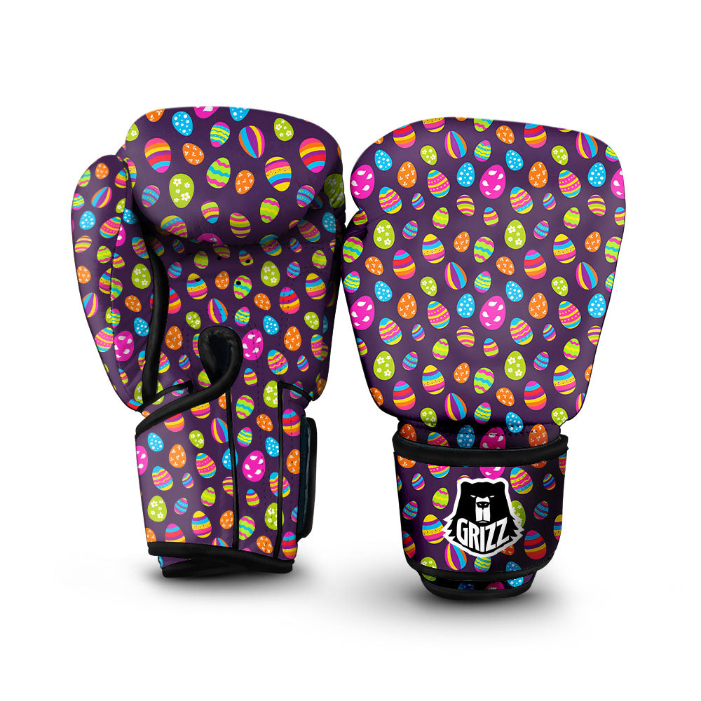 Easter Eggs Colorful Cute Print Pattern Boxing Gloves-grizzshop