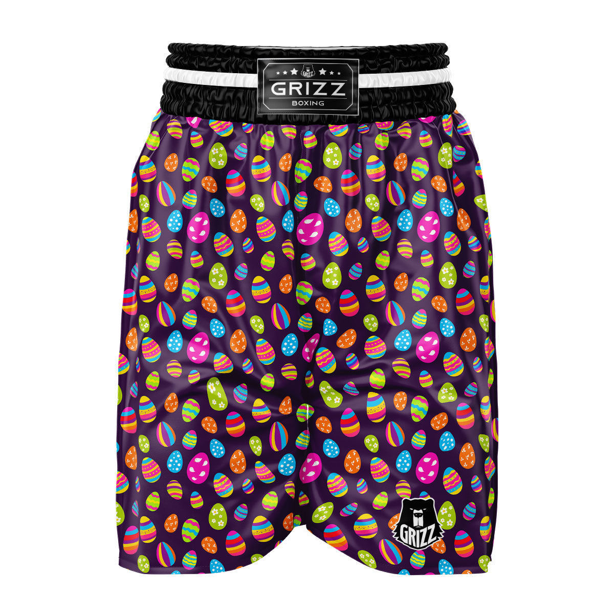Easter Eggs Colorful Cute Print Pattern Boxing Shorts-grizzshop