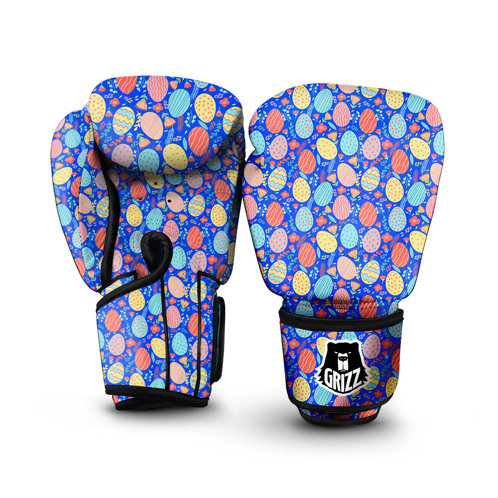 Easter Eggs Colorful Print Pattern Boxing Gloves-grizzshop