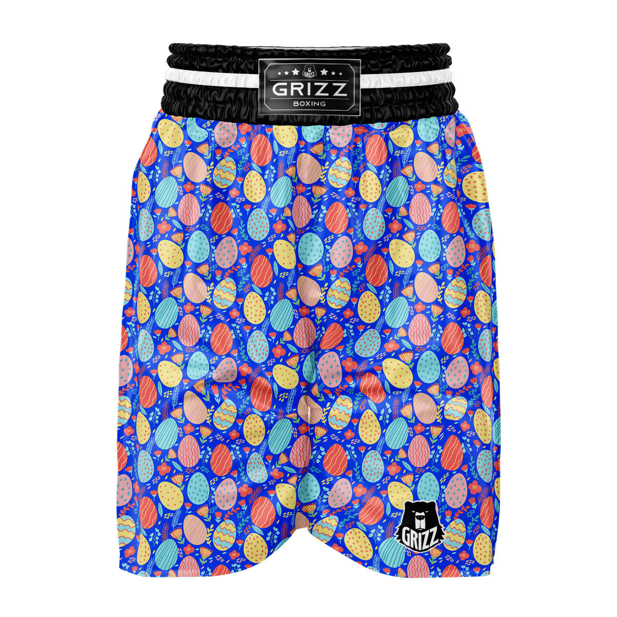 Easter Eggs Colorful Print Pattern Boxing Shorts-grizzshop
