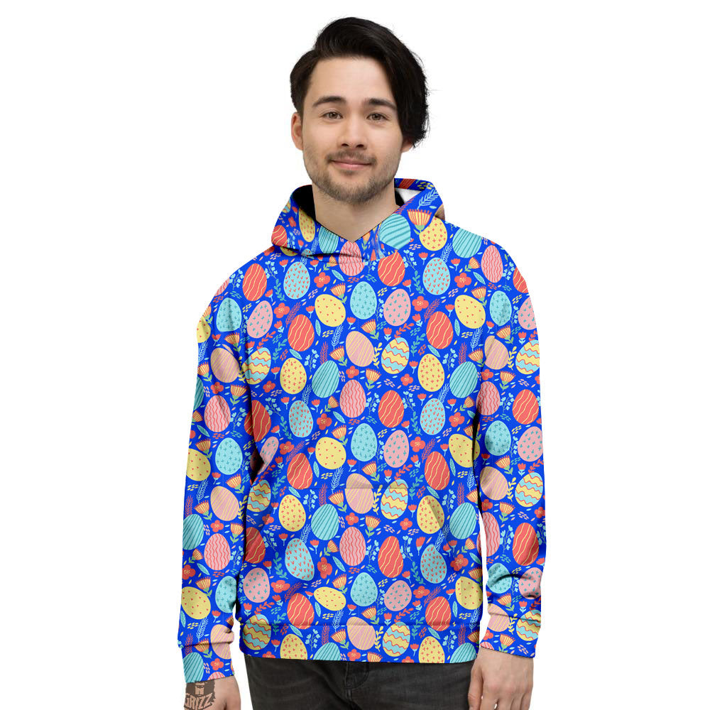 Easter Eggs Colorful Print Pattern Men's Hoodie-grizzshop