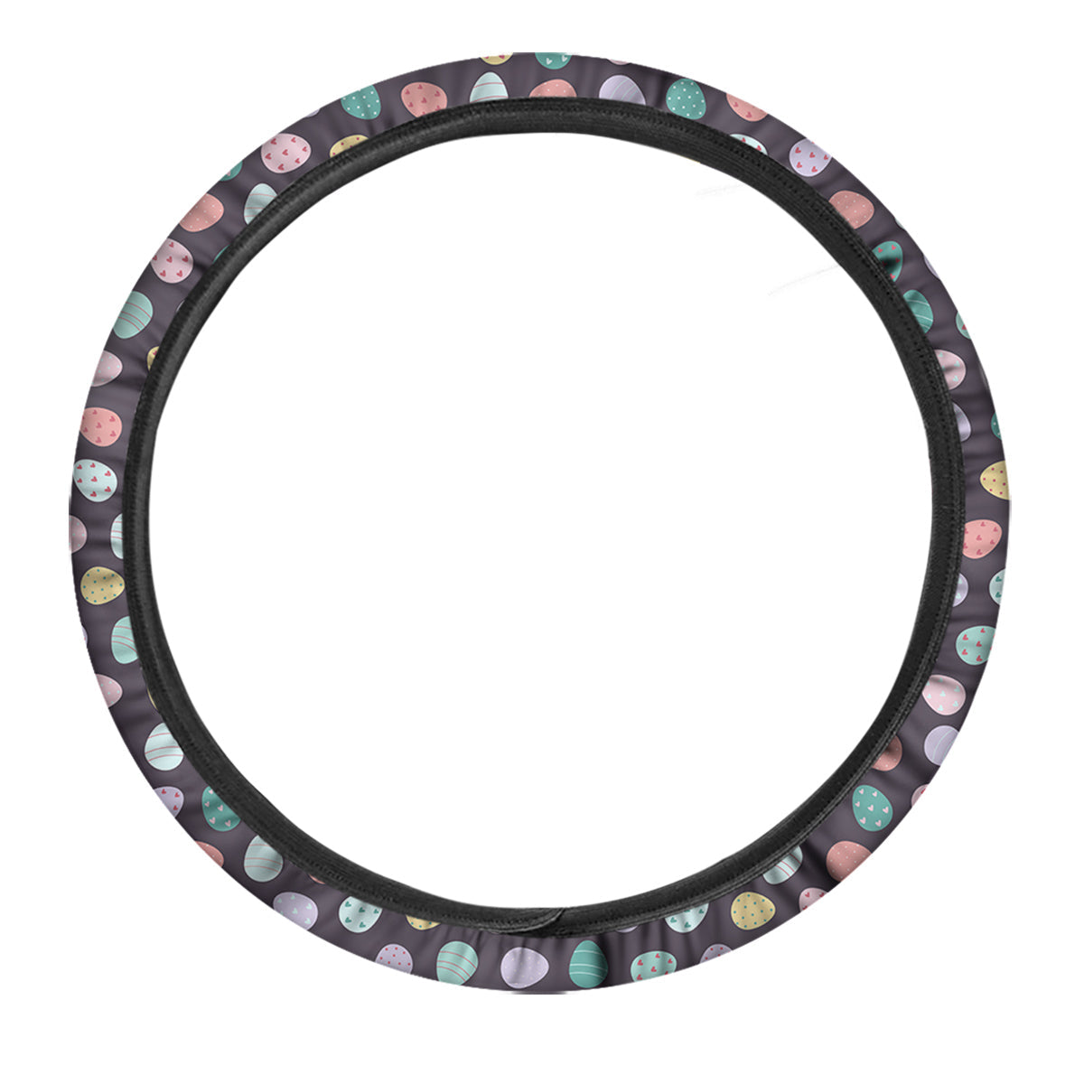 Easter Eggs Cute Print Pattern Car Steering Wheel Cover-grizzshop