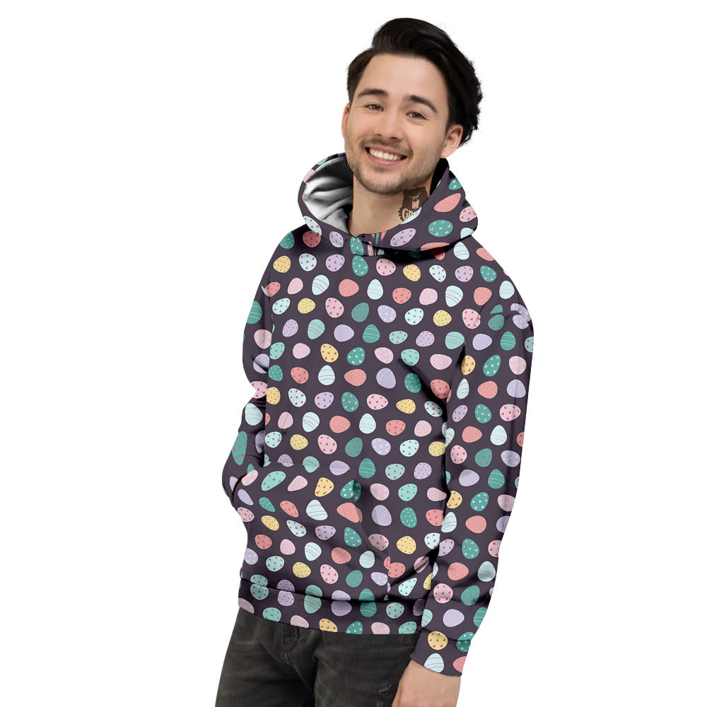 Easter Eggs Cute Print Pattern Men's Hoodie-grizzshop