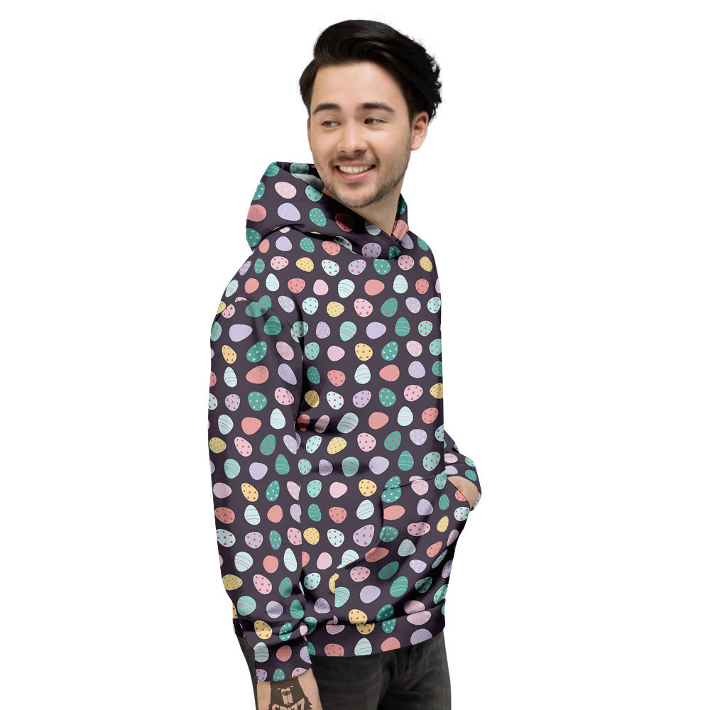 Easter Eggs Cute Print Pattern Men's Hoodie-grizzshop