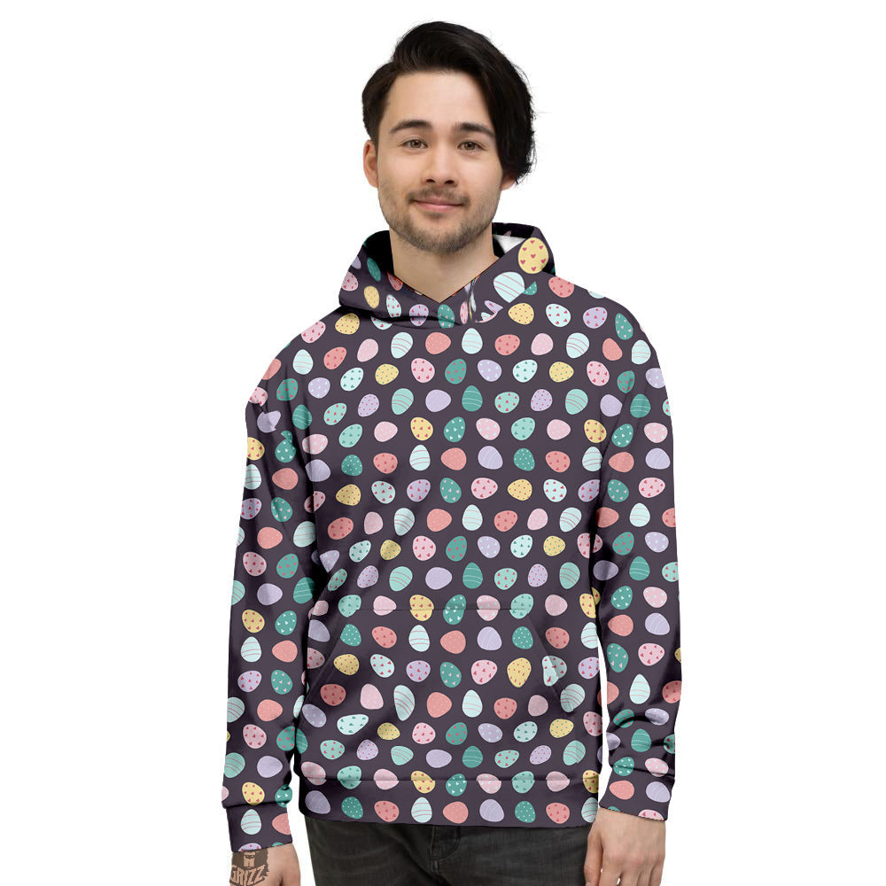 Easter Eggs Cute Print Pattern Men's Hoodie-grizzshop