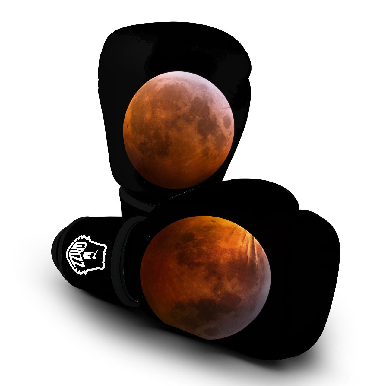 Eclipse Total Lunar Print Boxing Gloves-grizzshop