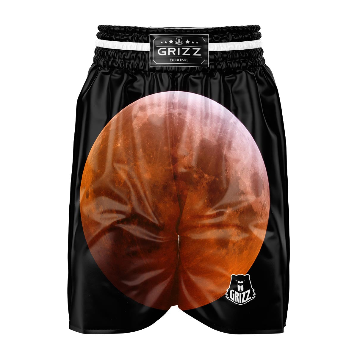 Eclipse Total Lunar Print Boxing Shorts-grizzshop