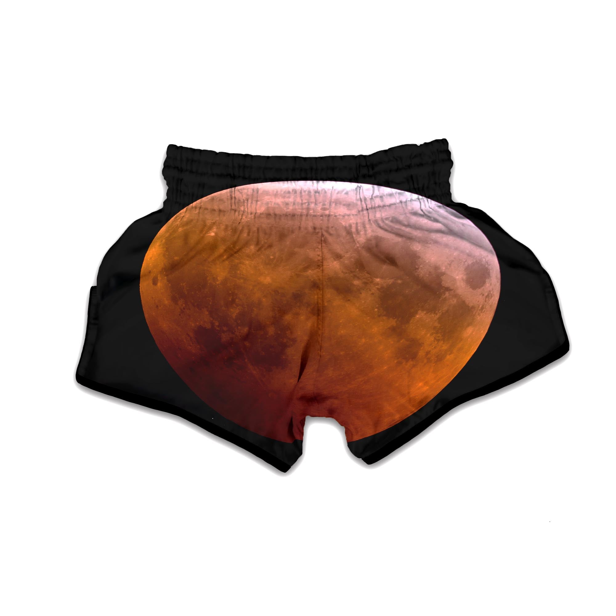 Eclipse Total Lunar Print Muay Thai Boxing Shorts-grizzshop
