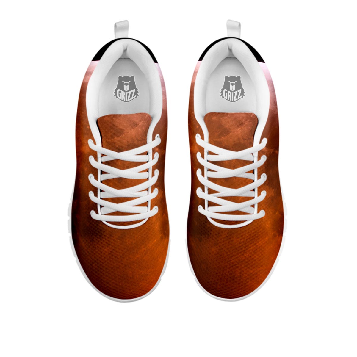 Eclipse Total Lunar Print White Sneaker-grizzshop