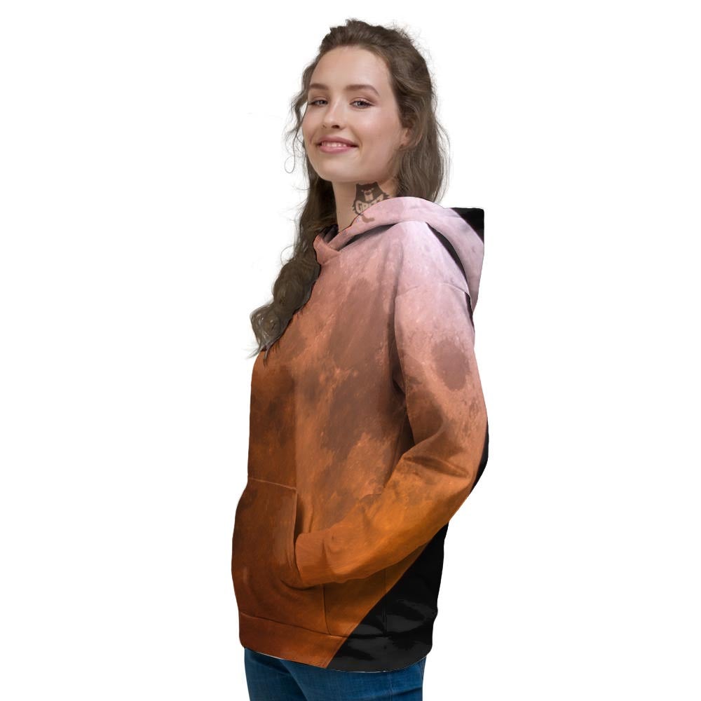 Eclipse Total Lunar Print Women's Hoodie-grizzshop