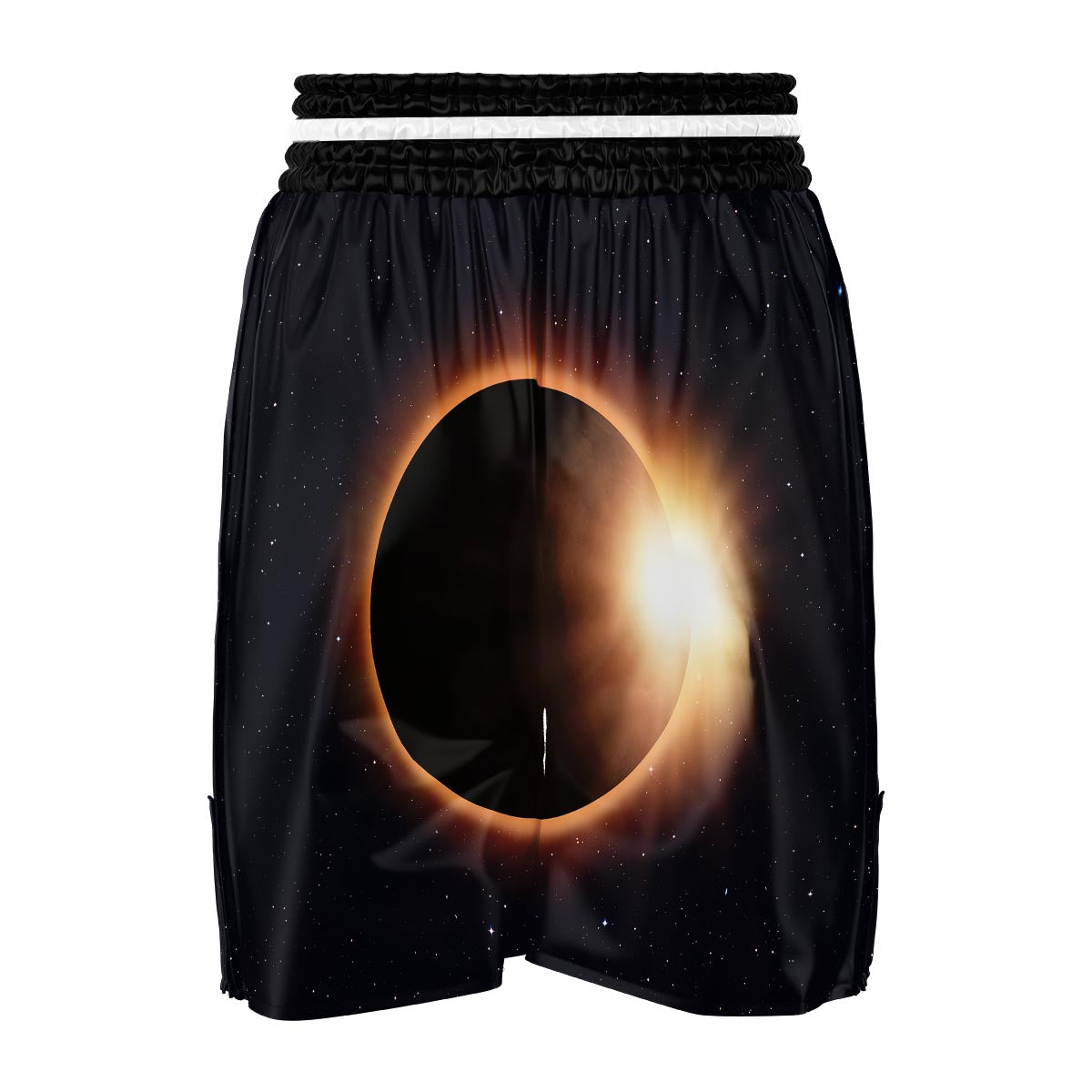 Eclipse Total Solar Print Boxing Shorts-grizzshop