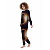 Eclipse Total Solar Print Women's Pajamas-grizzshop