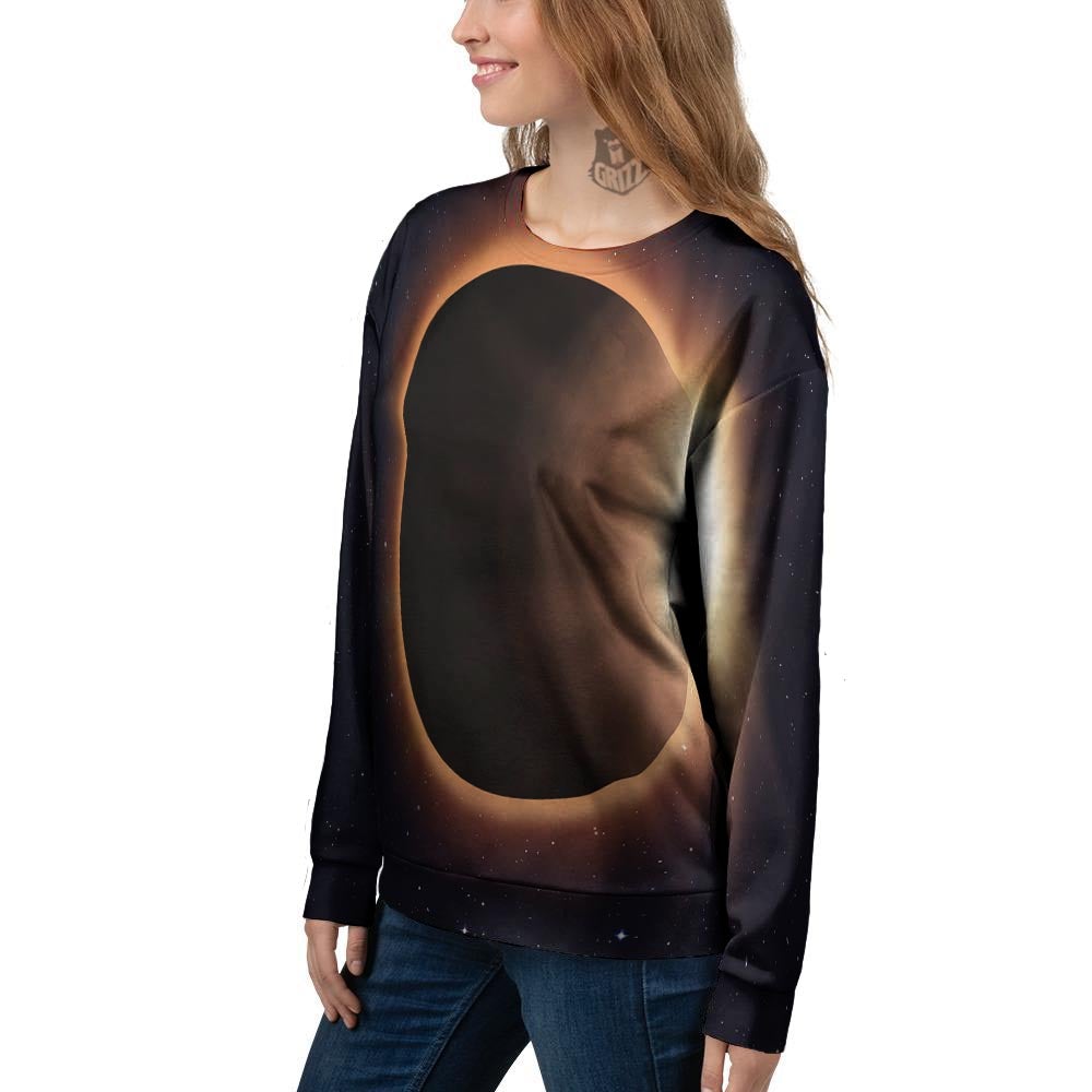 Eclipse Total Solar Print Women's Sweatshirt-grizzshop