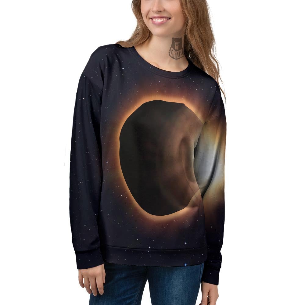 Eclipse Total Solar Print Women's Sweatshirt-grizzshop
