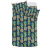 Edm Pineapple Blue Bedding Set-grizzshop