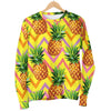 Edm Yellow Pineapple Print Sweatshirt-grizzshop