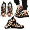 Load image into Gallery viewer, Egg Bacon Pattern Print Black Sneaker Shoes For Men Women-grizzshop