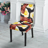 Egg Bacon Pattern Print Chair Cover-grizzshop