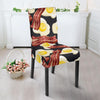 Egg Bacon Pattern Print Chair Cover-grizzshop