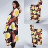 Egg Bacon Pattern Print Hooded Blanket-grizzshop