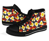 Egg Bacon Pattern Print Men Women's High Top Shoes-grizzshop